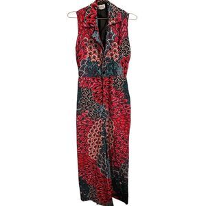 Ace Kouture Sleeveless Zip Up Wide Leg Jumpsuit‎ Cotton Small